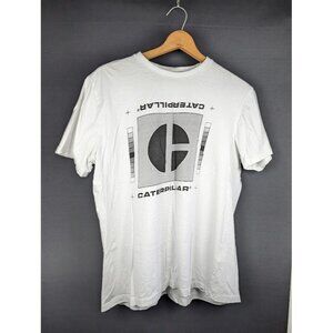CAT Caterpillar Men's T Shirt Size‎ XL Spellout Logo